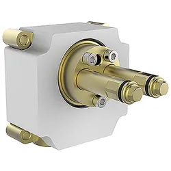 LAUFEN Simibox 1-Point Unterputz-Einbaukörper, Wand-/Bade-/Duschmischer, 1/2", Spül- und Abpressvorrichtung vormontiert, HF574036000000