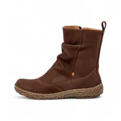 El Naturalista für Damen. 2N722312E505_012 Angenehme braune Lederstiefeletten (36), Wohnung, Reißverschluss, Lässig