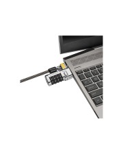 Kensington ClickSafe 2.0 Universelles 3-in-1 Kombinationsschloss T-Bar Nano & Notebook-Sicherung (K68105EU)