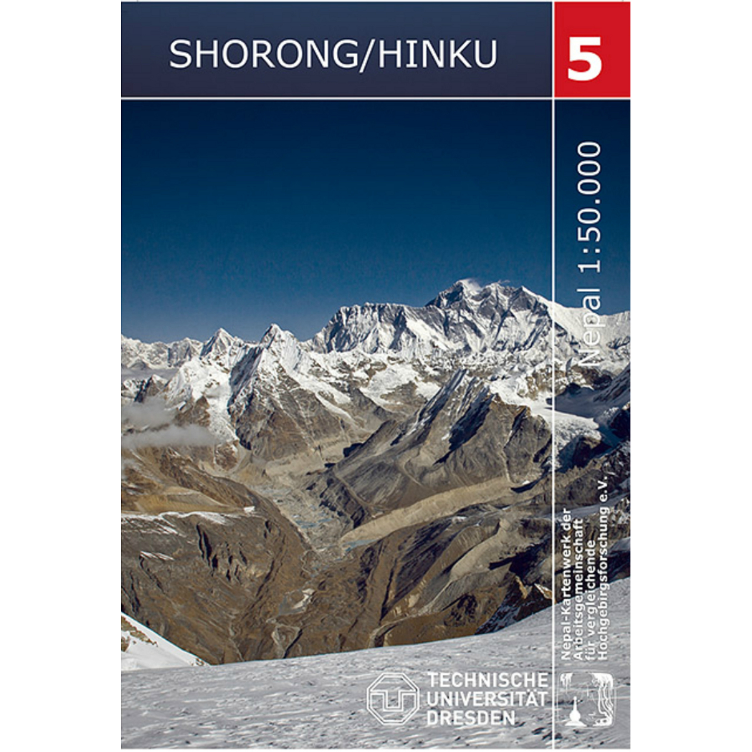Nelles Map Shorong Hinku Karte Nr. 5 Topografische Karten