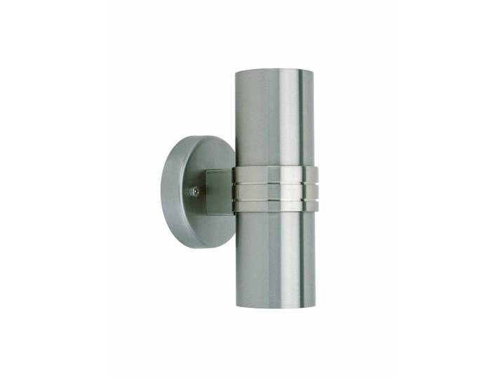 Brilliant Aussenwandleuchte Hanni G96230/82, Edelstahlfarben, Metall, Gu10, 8.5x19.5x12 cm, Lampen & Leuchten, Außenbeleuchtung, Außenwandleuchten