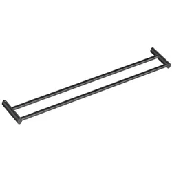 Cosmic LOGIC doppelte Handtuchstange 10x2x60cm, schwarz matt, 2263661 WJC226A0061036