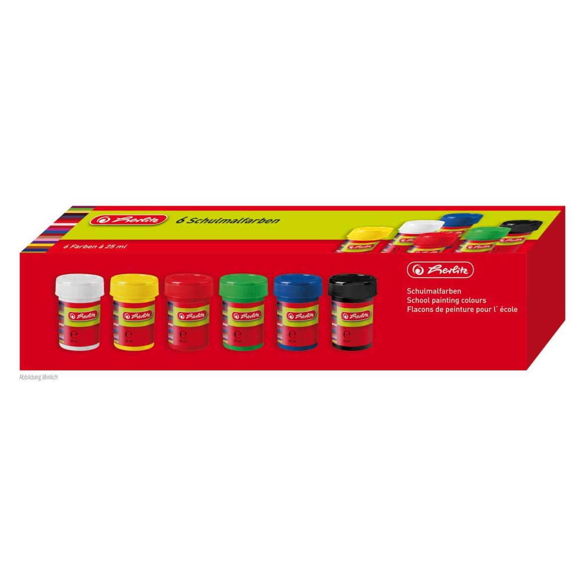 Herlitz 8643025 Farbe auf Wasserbasis Behälter (e) (25 ml) (8643025)