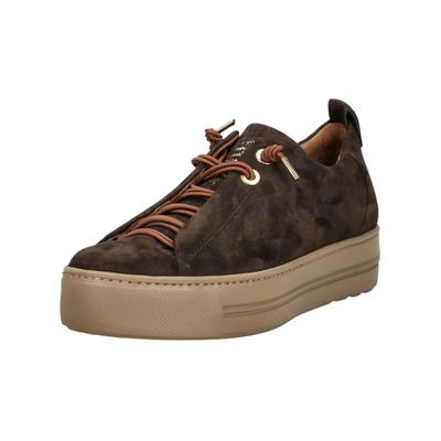 Sneaker PAUL GREEN "Paul Green Sneaker Leder", Damen, Gr. 40,5, Leder, braun, Schuhe Sneaker