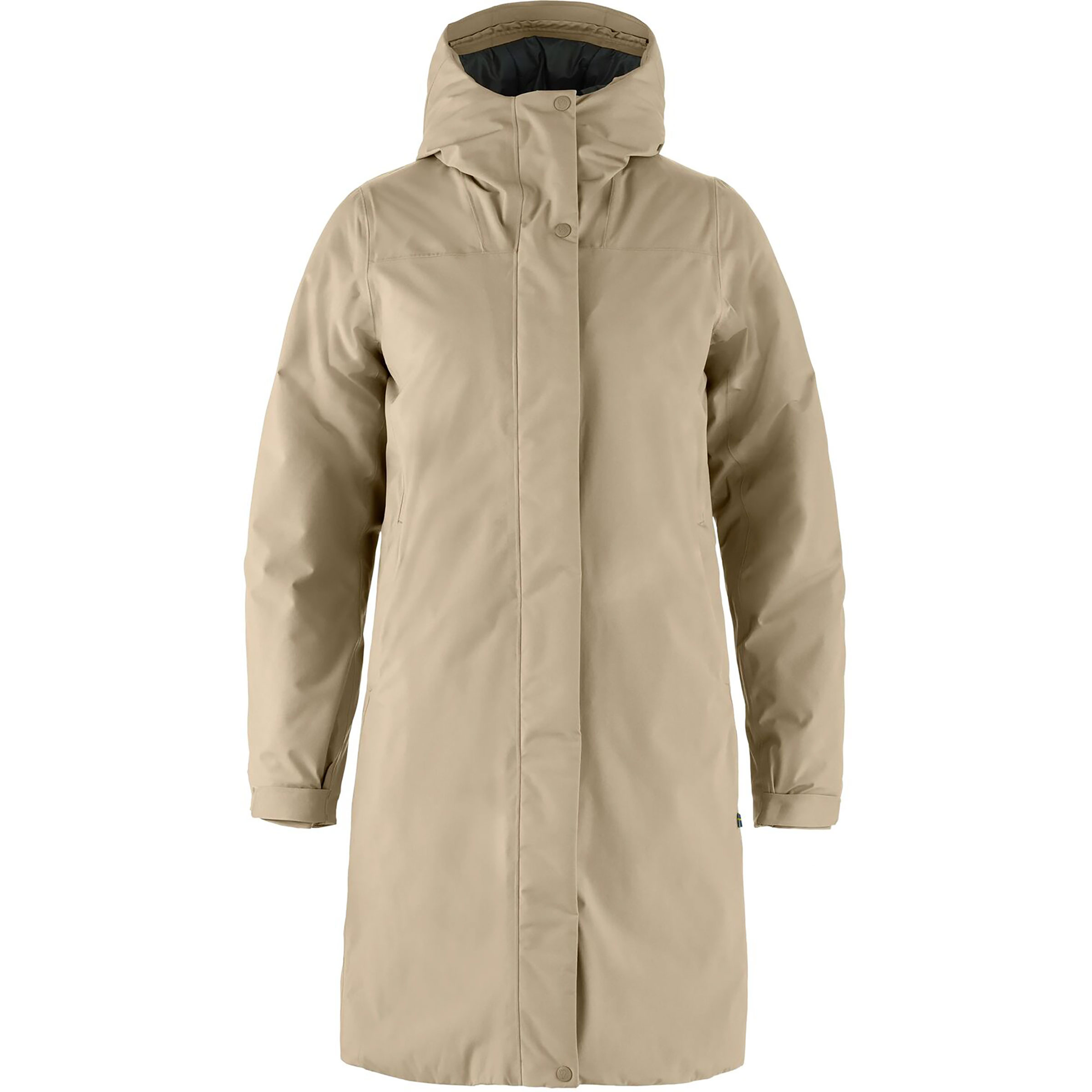 Fjällräven HC hydratic Padded Parka Damen Winterjacke beige Größe XL Lifestyle Wasserdicht Wasserabweisend