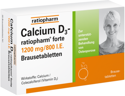 ratiopharm GmbH CALCIUM D3-ratiopharm forte Brausetabletten 100 St 06784729