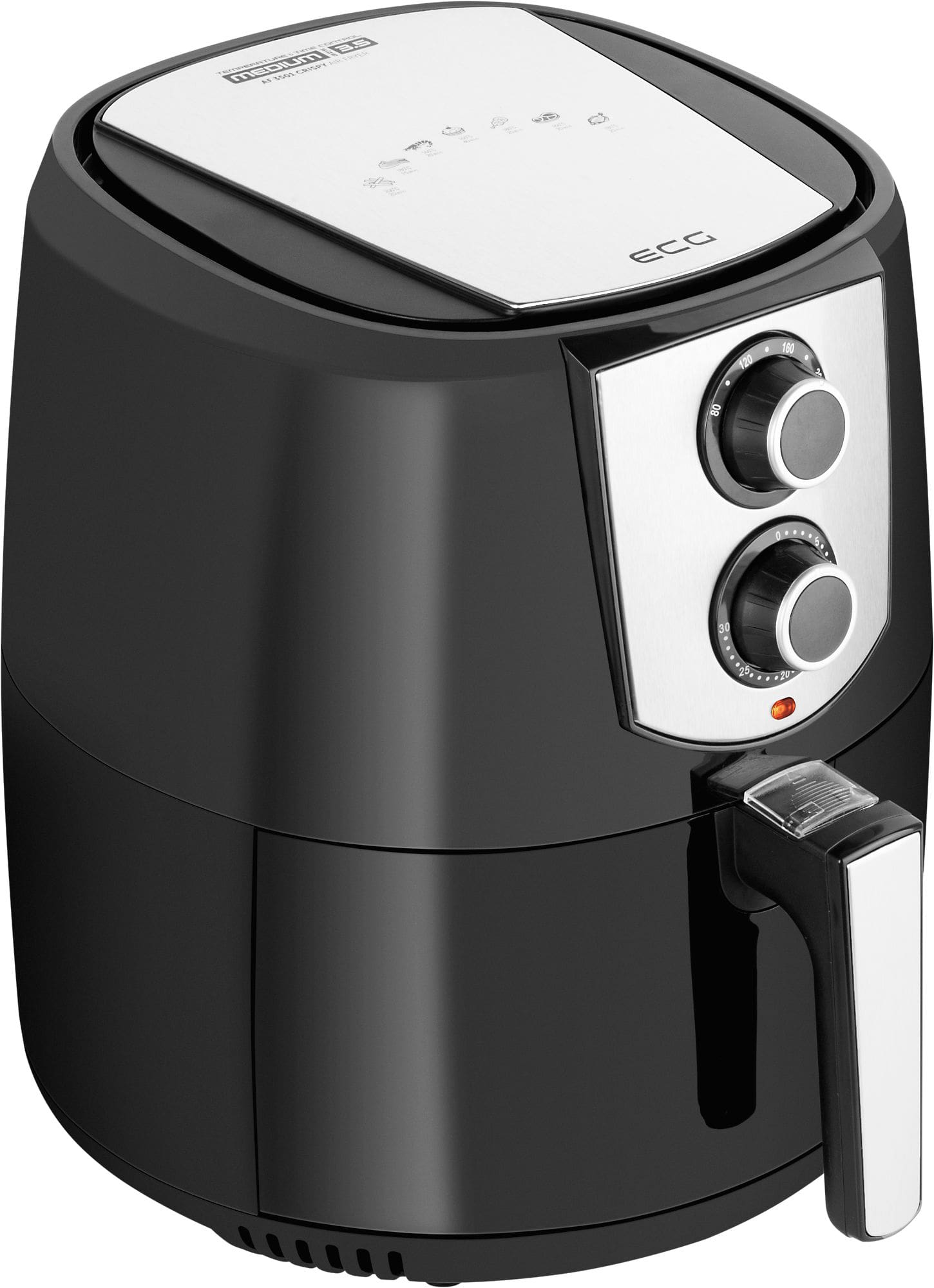 ECG AF3501 Crispy Eigenständig Low Fat Fritteuse 3,5 l 1500 W (Schwarz) 100001540699