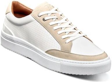 Stacy Adams Dorian - Mens 11 White Oxford Shoes Medium