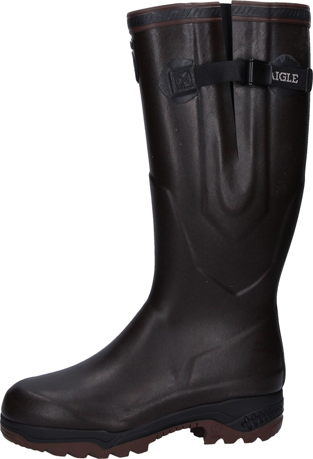 Gummistiefel AIGLE "Parcours Iso 2", Damen, Gr. 36, braun, Obermaterial: 100% Gummi rubber., Schuhe Gummistiefel