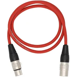 Sommer Cable SGHN-0100-RT Stage 22 Highflex XLR Male - XLR Female 1 Meter - Mikrofonkabel
