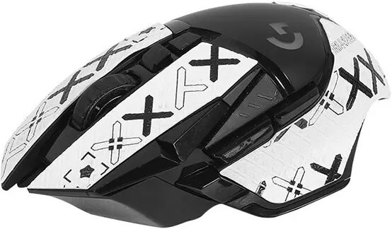 INF Verbesserte Griff-Mausaufkleber für Logitech G502 - Weißer Druck