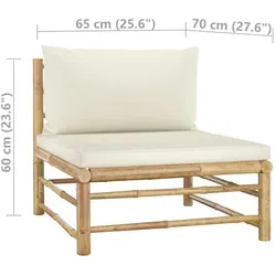 vidaXL, Gartenlounge, Malones (Sofa-Mittelstück)