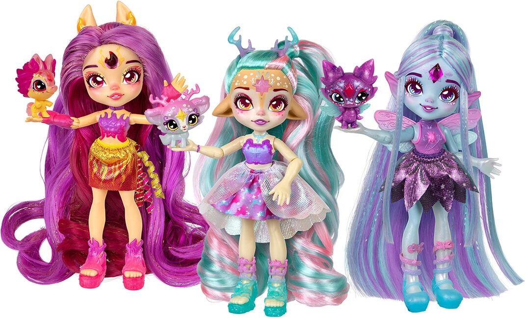 Famosa Muñeca Pixlings Galaxy Long Hair .