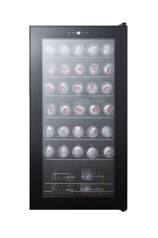 CAVIN Freistehender Bierkühlschrank - Northern Collection 82 | Automatische Abtaufunktion | 3-18 °C | 39 dB leise | 82 Liter | elektronisches Display
