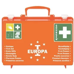 ALUDERM Erste Hilfe Koffer »EUROPA I« - nach überarbeiteter DIN 13157, 31x21x13 cm