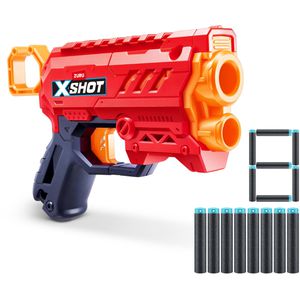 X-Shot Blaster Excel Micro Blaster, Einzelschuss, mit Spannhebel und 8 Darts
