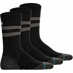 STANCE Unisex Socken, 3er Pack - Franchise UL Crew, Logo, Performance Socken, Crew Socken Schwarz / 38-42