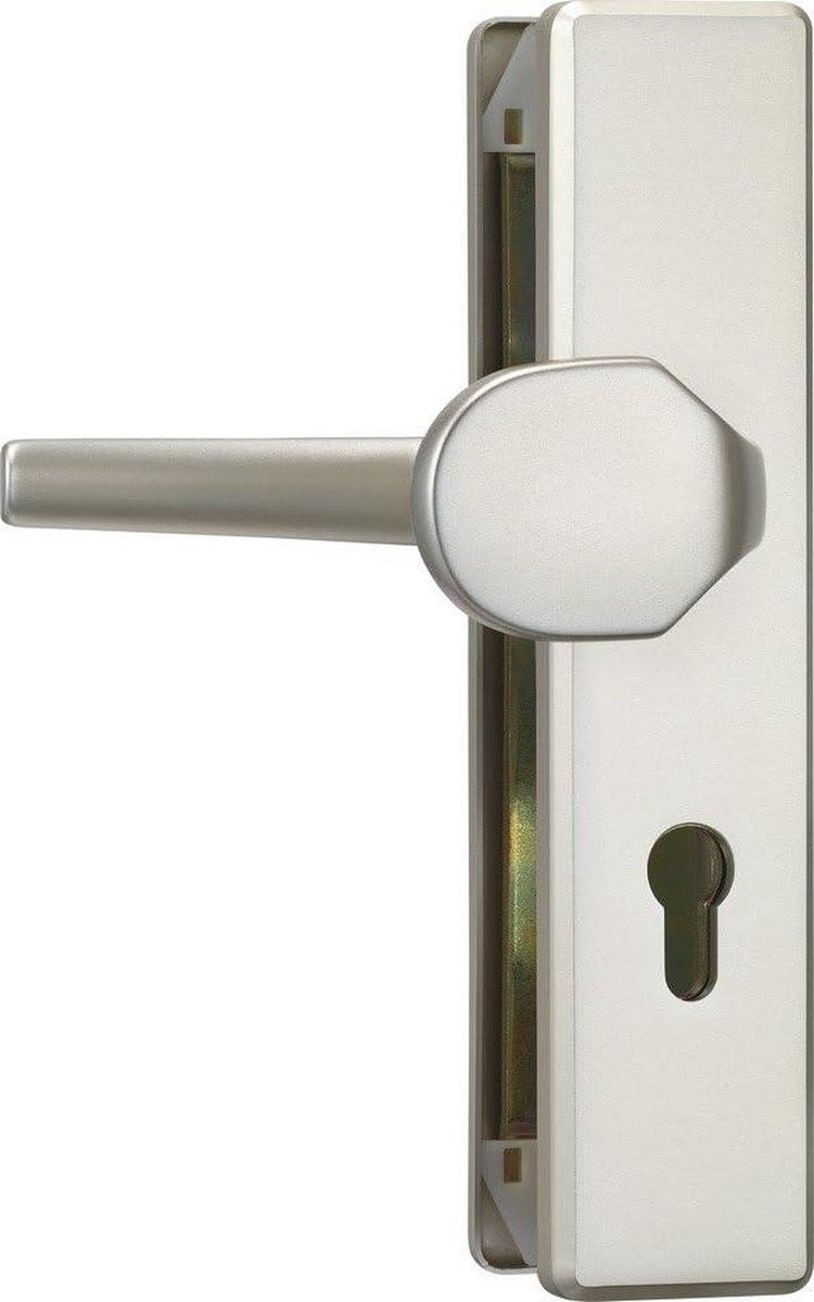 Deurbeschermingsbeslag KLT512 F2 nieuwzilver met extra bescherming