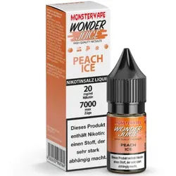 Wonder Juice Peach Ice NicSalt Liquid