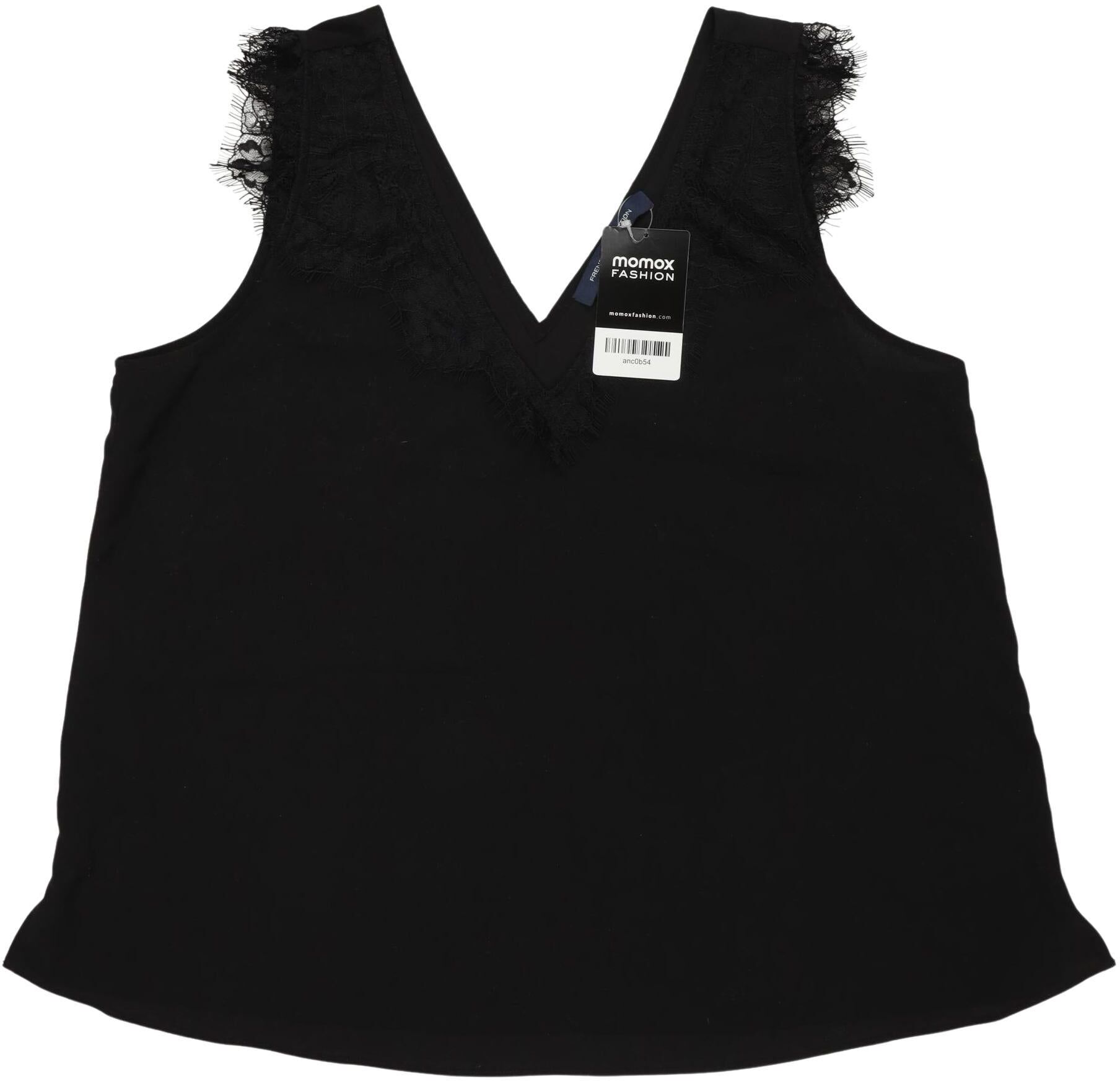 French Connection Damen Top, Schwarz, Gr. M, Synthetik - Second Hand