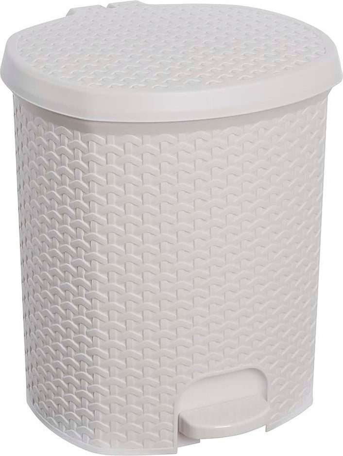 Keeeper Prullenbak Tjark 21 liter Nordic-wit