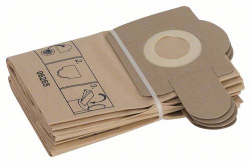 Bosch Accessories Papierfilterbeutel, passend zu PAS 11-21, PAS 12-27 und PAS 12-27 F 2605411150