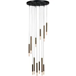 masterlight LED-Pendelleuchte Flute Alu, Eisen, Stahl & Metall