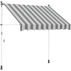 vidaXL, Markise, Gaxonas (Weisse Rahmen) (1.15 m)