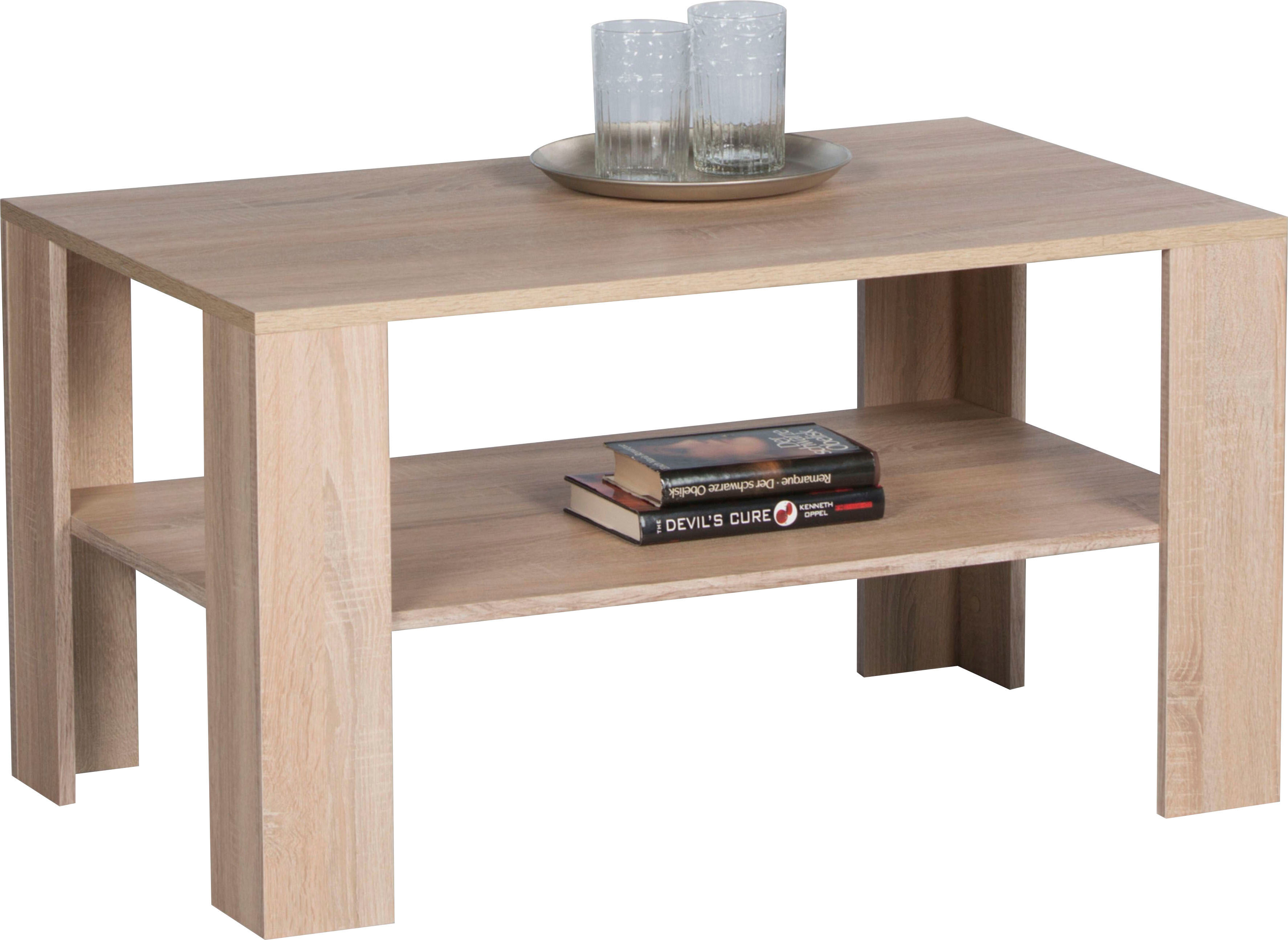 Couchtisch STOLKOM "Joker", braun (sonoma dekor, sonoma dekor, sonoma dekor), H:54cm, Tische, Couchtisch, Klassischer Wohnzimmertisch-Beistelltisch sonoma dekor, sonoma dekor, sonoma dekor B/H/T: 100cm x 54cm x 60cm