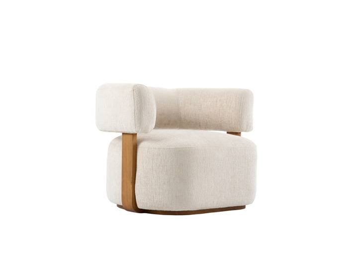 Pax Accent Stuhl - Helles Taupe - Kastanie