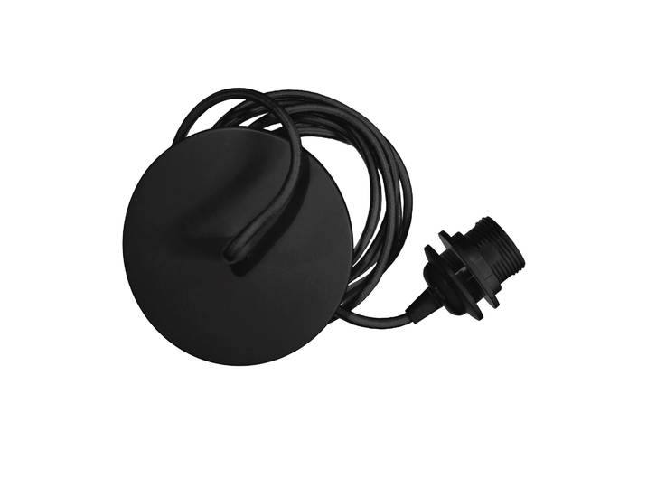 Umage Set câble et suspension Rosette métal noir