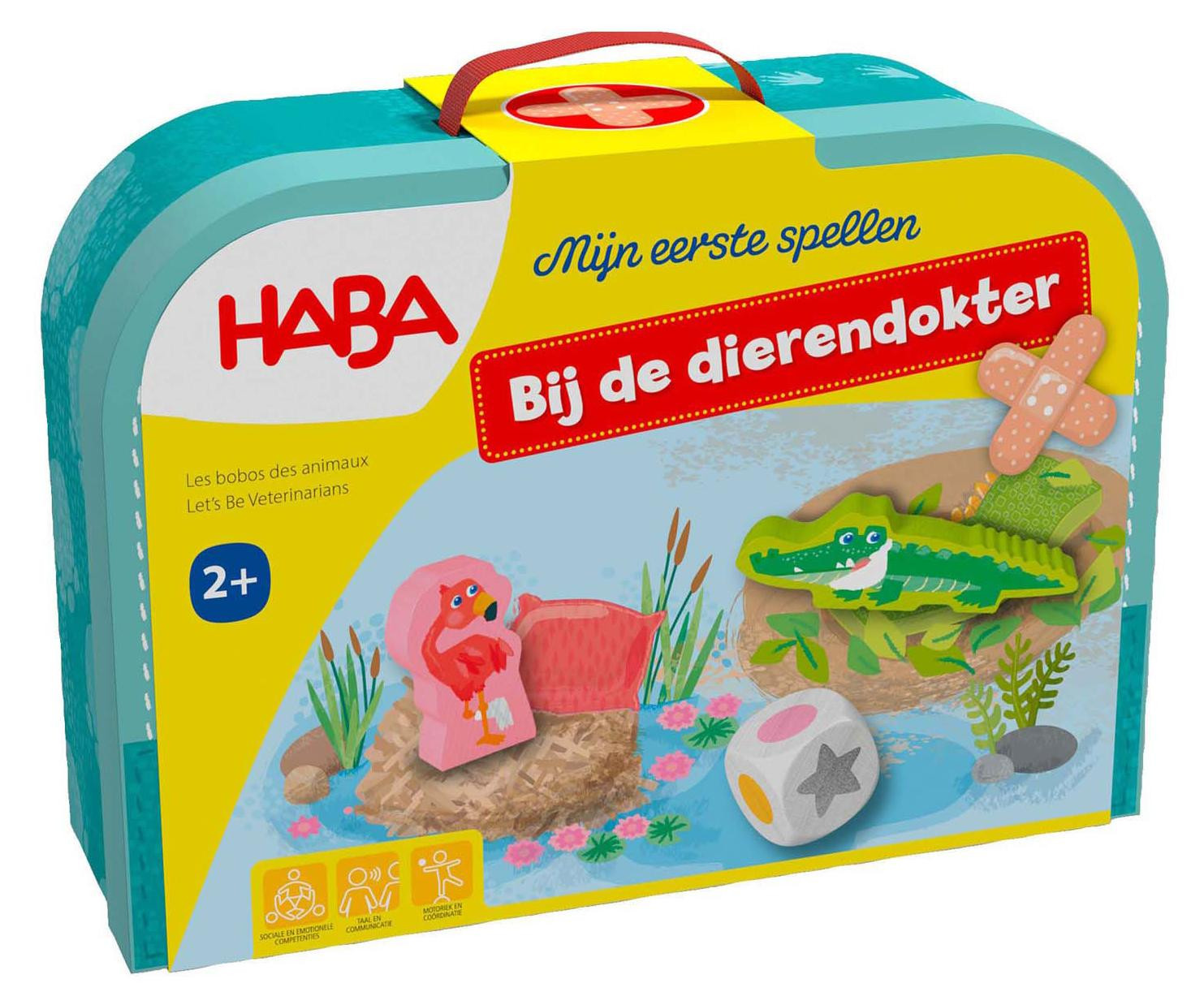 Haba Mijn eerste spelletjes: Bij de dierenarts - Coöperatief gezelschapsspel