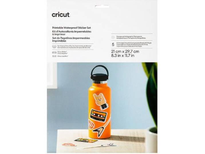 Cricut - Accessoire Set Waterproof A4 6 Feuilles Trans Holo