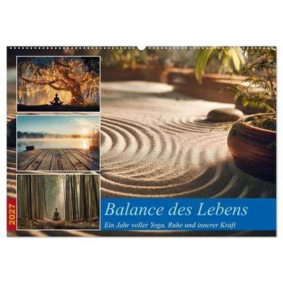 Balance des Lebens (Wandkalender 2027 DIN A2 quer), CALVENDO Monatskalender