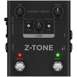 IK Multimedia Z-Tone Buffer Boost (Bass, E-Gitarre), Effektpedal, Schwarz