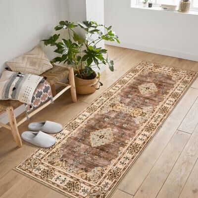 Garvee Origintal Boho Distressed Vintage Oriental Area Rugs
