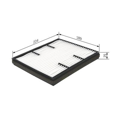 BOSCH Filter, Innenraumluft 1987432223 für DAEWOO