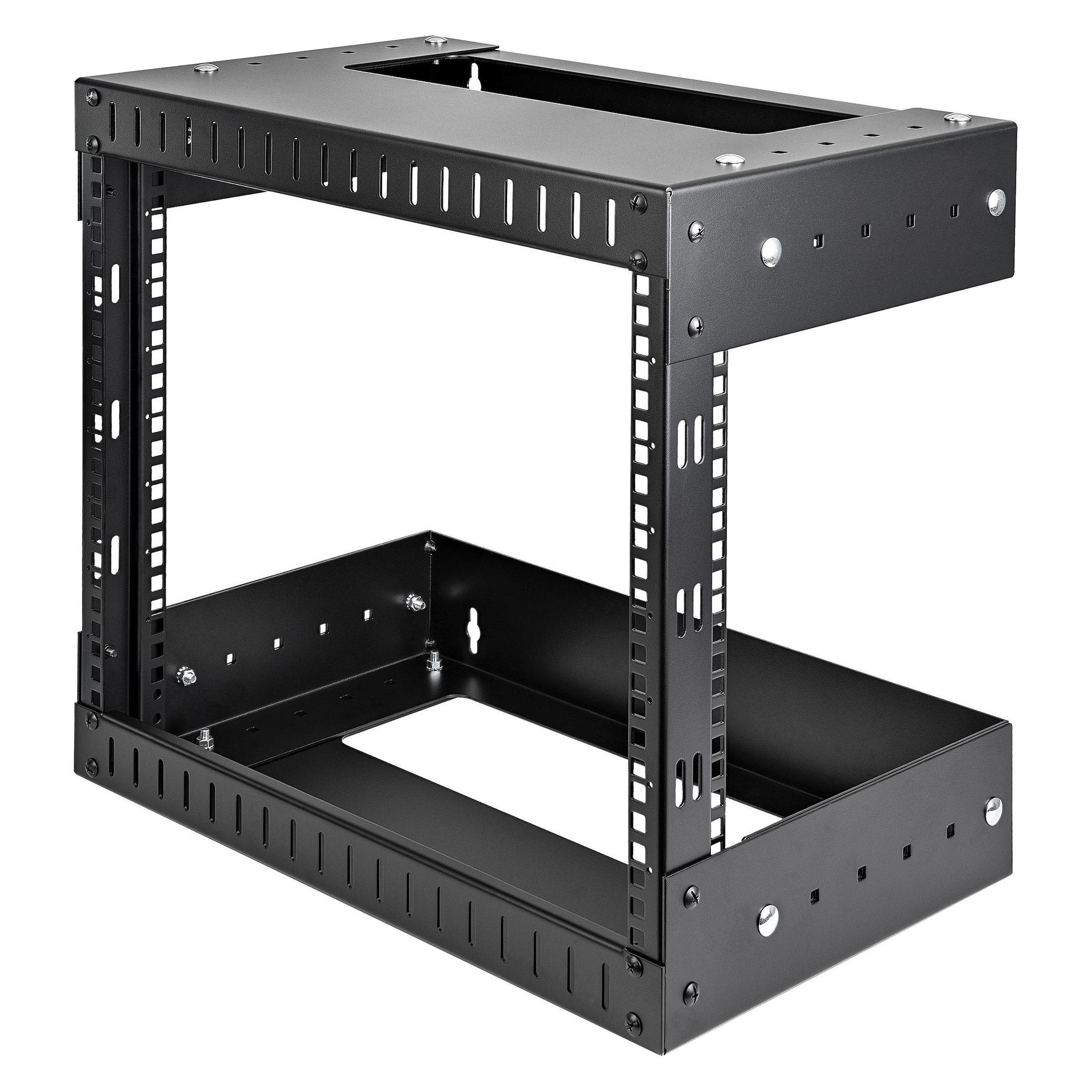 StarTech 8u Open Frame Equipment Rack (RK812WALLOA)