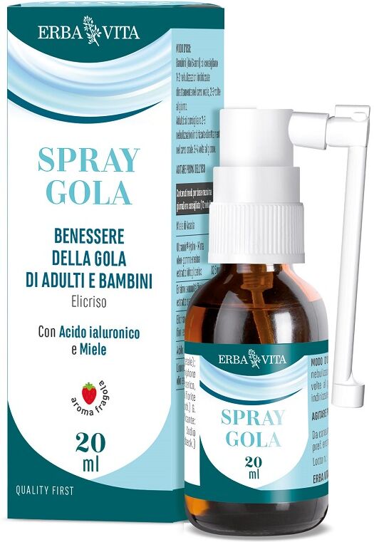 Erba Vita Spray Gola Benessere Voce e Gola, 20 ml