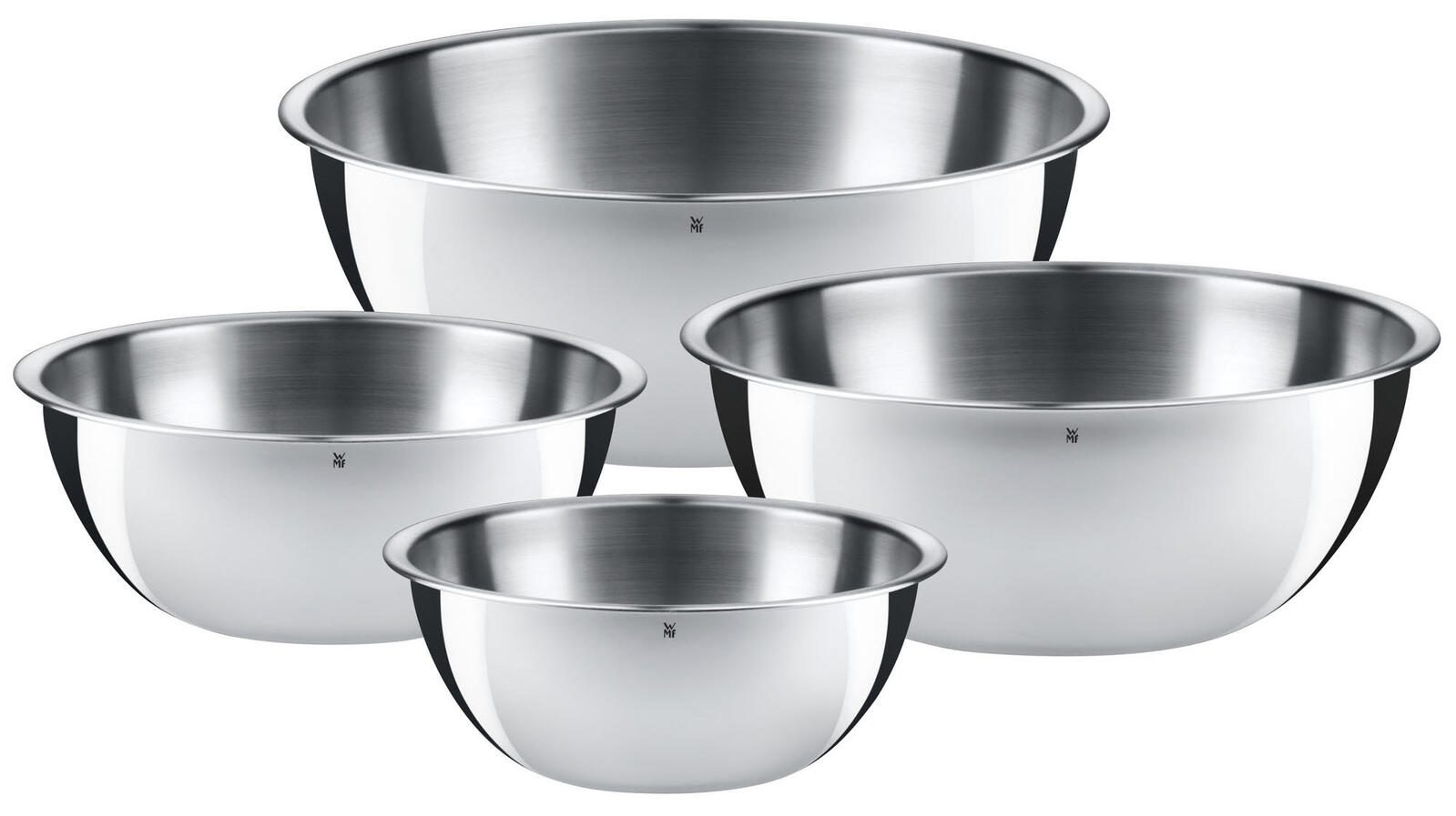 WMF Gourmet Schüsselset 4 St., rostfreier Edelstahl 06.4570.9990