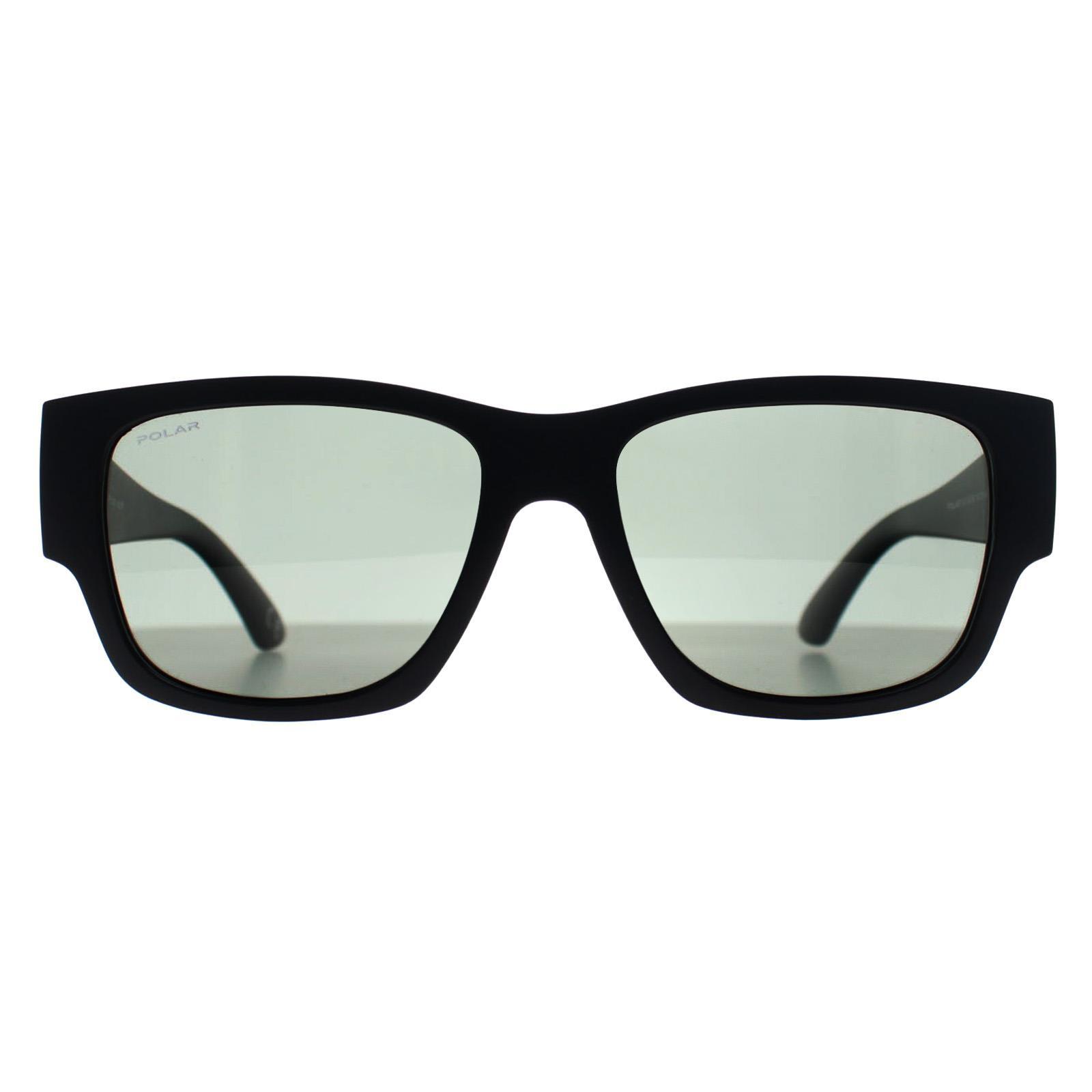 Polar Rechthoek Unisex Zwart Groen Jade