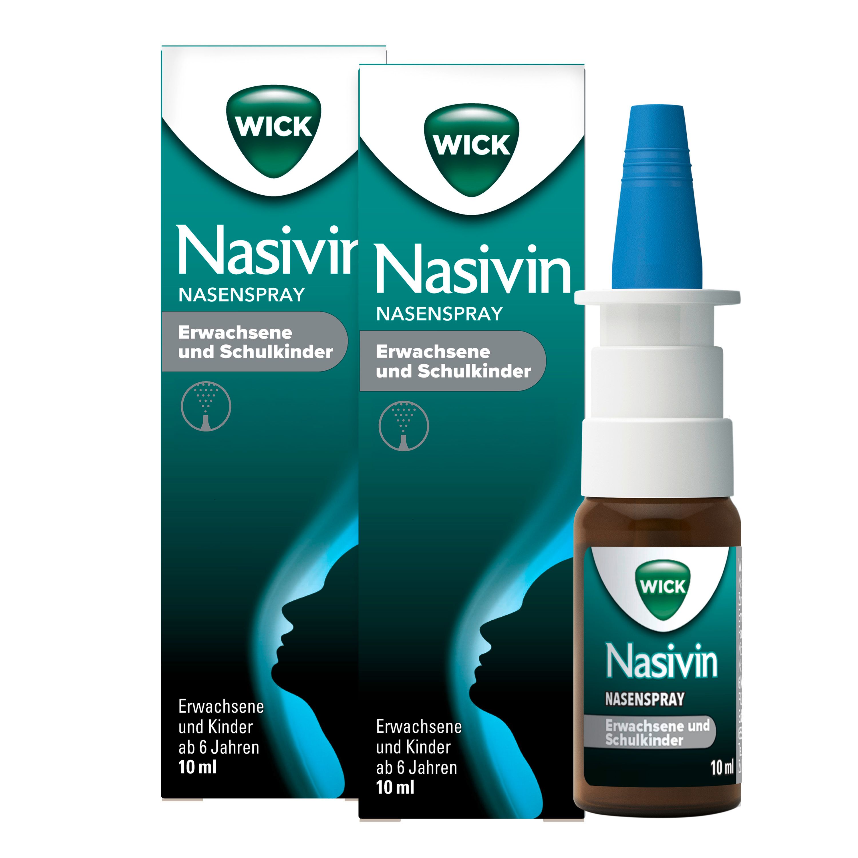 Wick Nasivin Nasenspray Erw./Schulkinder 0,5 mg/ml x2 2x10 ml