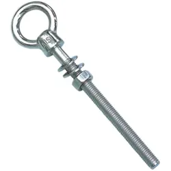 Augbolzen mit metr. Gewinde, A4, M8x60mm Vollgewinde