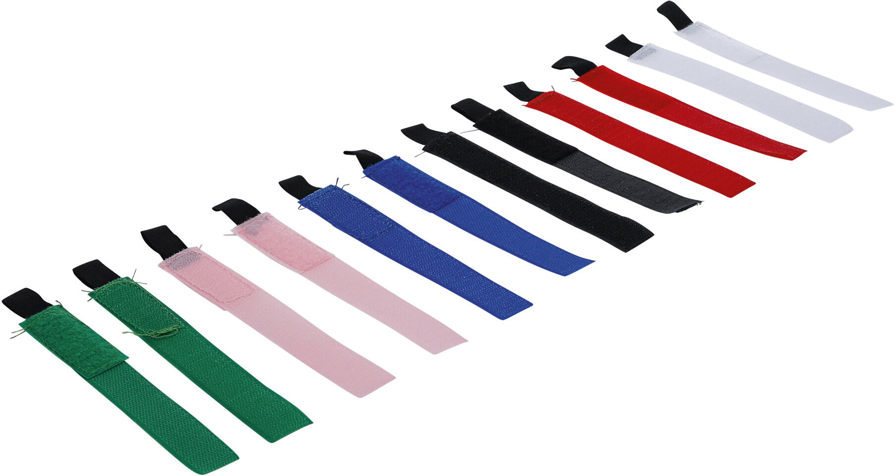 BGS Do it yourself Klettband-Sortiment 20 x 190 mm 12-tlg. (80825)