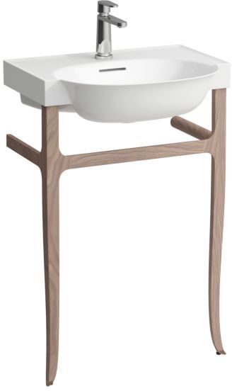LAUFEN The new classic Waschtischgestell H4060710856291 Nussbaum, 58x83x32cm, bodensehend
