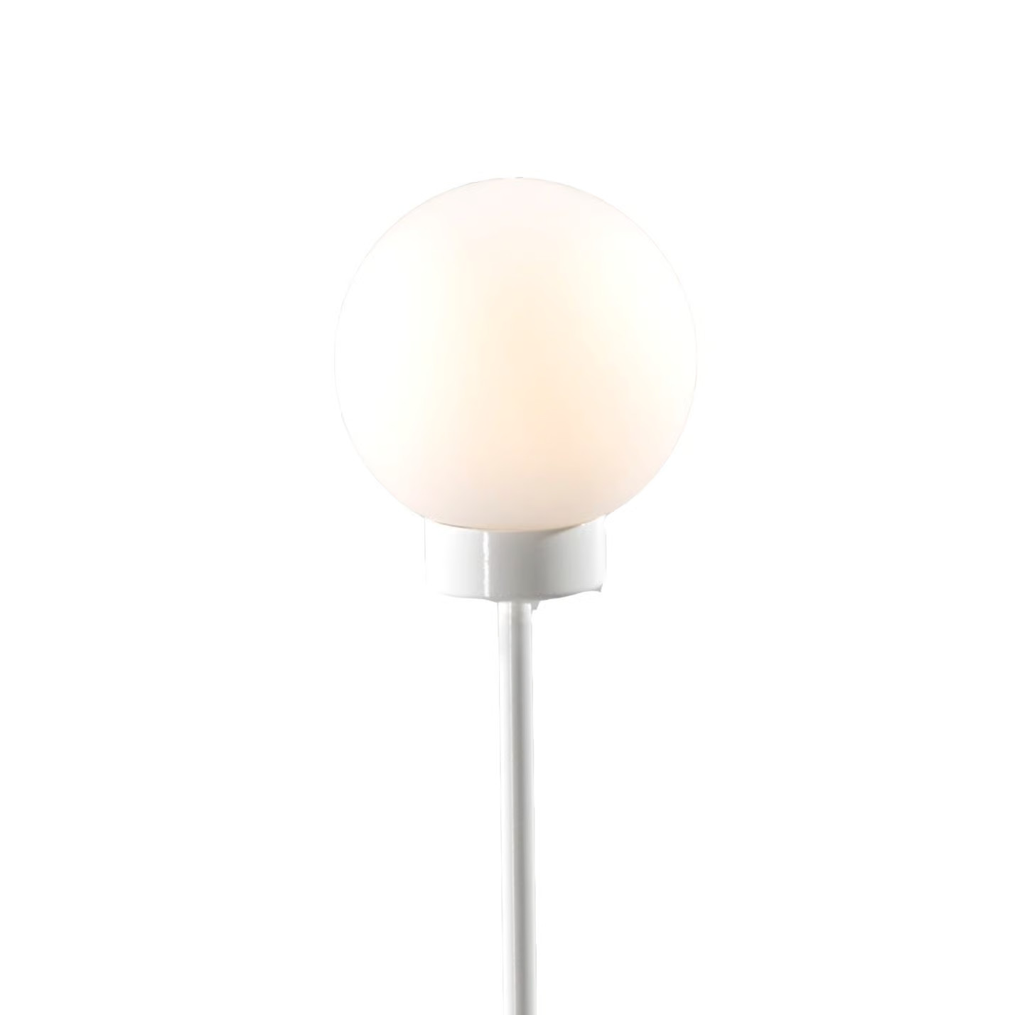 Northern Snowball reservekap vloerlamp wit