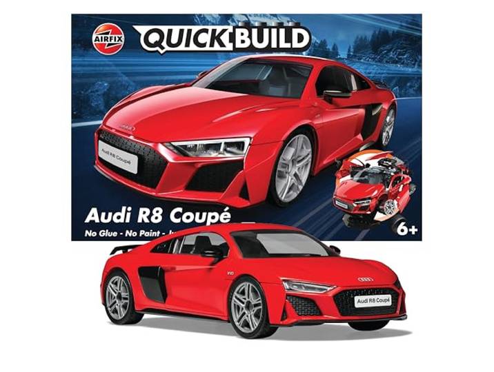 Airfix QUICKBUILD Model Car Kit J6049 QUICKBUILD Audi R8 Coupe