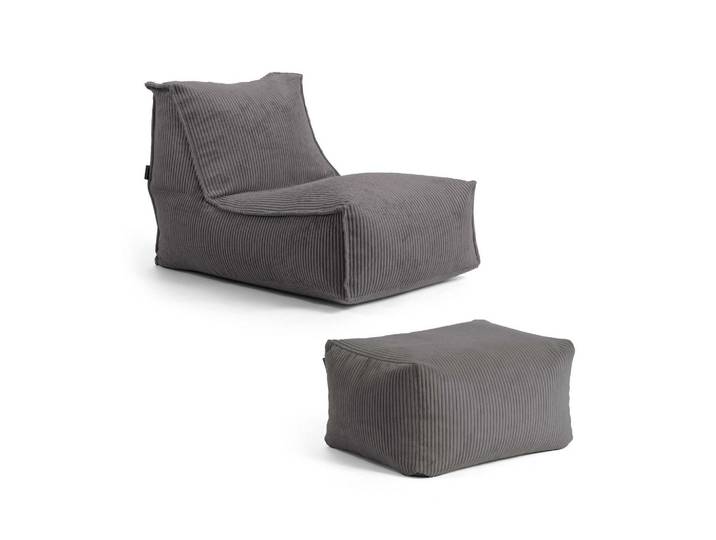 SITZSACK Cord Doze mit Hocker