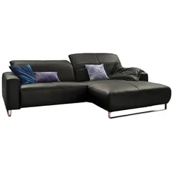 ECKSOFA YORK Granit Leder