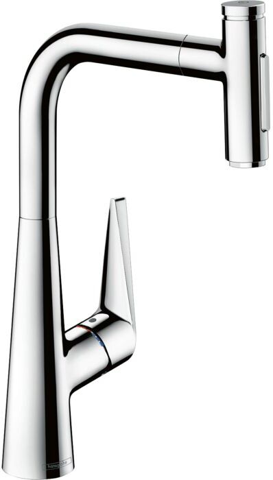 Hansgrohe Talis Küchenarmatur 72823000 chrom, Ausziehbrause, 2jet